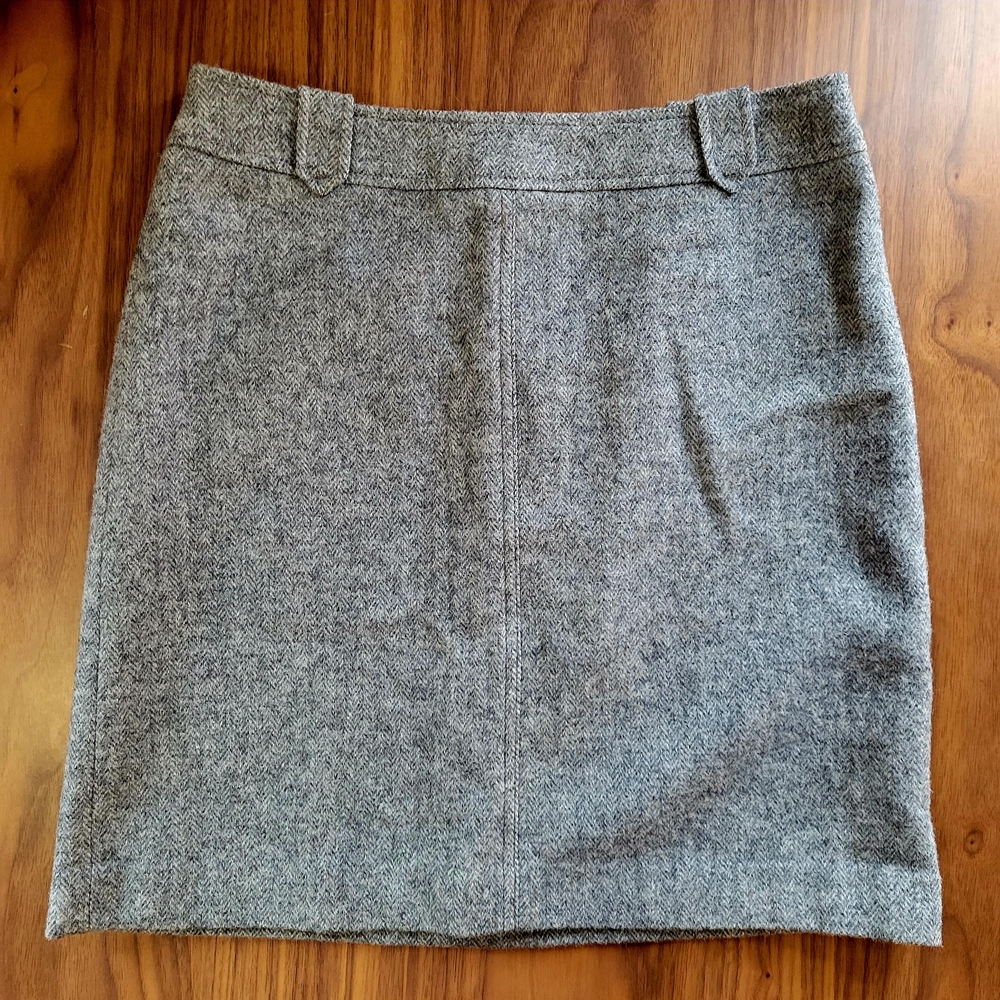 Talbots Gray Wool Blend Skirt